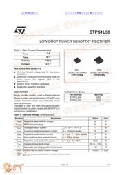 STPS1L30 datasheet.datasheet_page 1