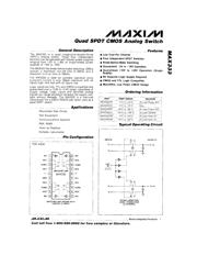 MAX333AEWP 数据规格书 1