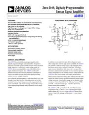 AD8555ARZ-REEL7 Datenblatt PDF