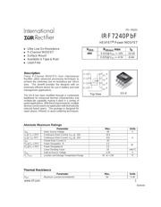 IRF7240PBF 数据手册