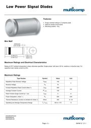 LL4148 datasheet.datasheet_page 1