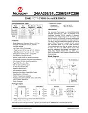 24AA256-I/MS 数据规格书 1