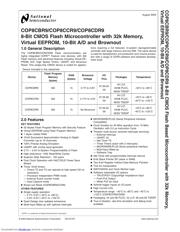 COP8CBR9 数据规格书 1