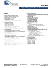 CY8C24193-24LQXI datasheet.datasheet_page 1