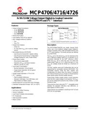 MCP4726A0T-E/CH Datenblatt PDF