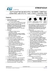 STM32F423VHH6 数据规格书 1