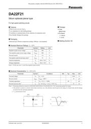 DA22F2100L 数据规格书 1