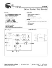 CY25560SXCT datasheet.datasheet_page 1