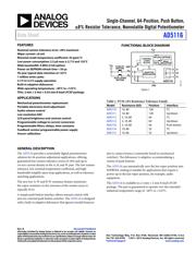 AD5116BCPZ5 数据规格书 1