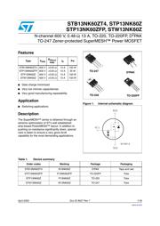 STW13NK60Z datasheet.datasheet_page 1