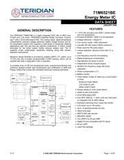 71M6521BE-IGT/F datasheet.datasheet_page 1