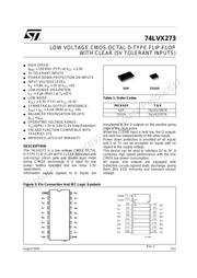 74LVX273TTR datasheet.datasheet_page 1