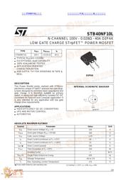 STB40NF10L datasheet.datasheet_page 1