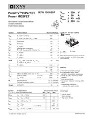 IXFN100N50P datasheet.datasheet_page 1