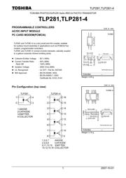 TLP281-4(GB-TP,J,F) 数据规格书 1