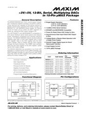 MAX551AEUB+ 数据规格书 1