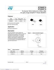 STD6NF10_08 数据规格书 1