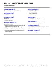 HMC394LP4ETR datasheet.datasheet_page 2