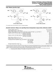 SN74ALVTHR16245GR 数据规格书 3