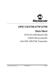RFPIC12F675FT-I/SS 数据手册