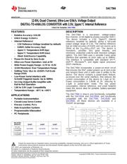 DAC7564ICPWR 数据规格书 1
