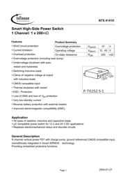 BTS4141D Datenblatt PDF