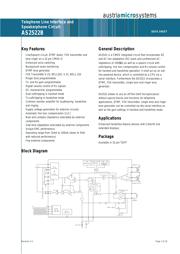 AS2522BF datasheet.datasheet_page 1