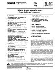 SRC4193IDB 数据规格书 1