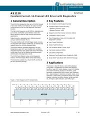 AS1110BQFT 数据规格书 1