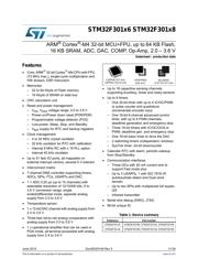 STM32F301K6U6 datasheet.datasheet_page 1