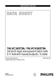 74LVCH16373 datasheet.datasheet_page 1