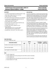 74LVCH16373 datasheet.datasheet_page 2