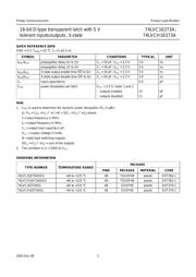 74LVCH16373 datasheet.datasheet_page 3