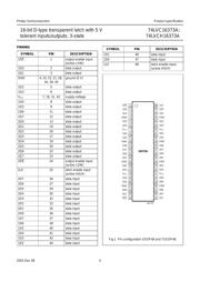 74LVCH16373 datasheet.datasheet_page 4