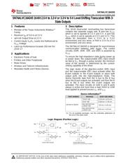 74ALVC164245ZQLR Datenblatt PDF