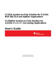 CC2540F256RHAR datasheet.datasheet_page 1