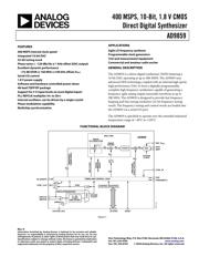 AD9859/PCB 数据规格书 1