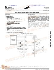 TPA3200D1 datasheet.datasheet_page 1