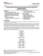 LMC6464AIM/NOPB datasheet.datasheet_page 1