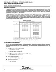 MSP430F449IPZR datasheet.datasheet_page 2