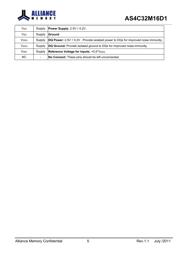 AS4C32M16D1-5BCNTR 数据规格书 5