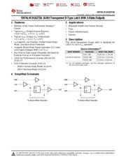 SN74LVCH16373ADGGR datasheet.datasheet_page 1