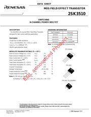 2SK3510 数据规格书 3