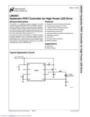 LM3401MM/NOPB 数据规格书 1
