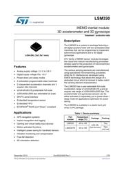 LSM330 Datenblatt PDF