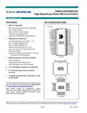 DS80C320-MCG+ Datenblatt PDF