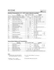 IRFZ34 数据规格书 2
