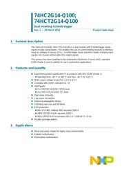 74HC2G14GW-Q100H datasheet.datasheet_page 2
