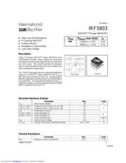 IRF5803TRPBF datasheet.datasheet_page 1