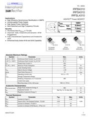 IRFB4310 datasheet.datasheet_page 1